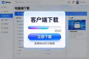 电脑端客户端下载界面展示图